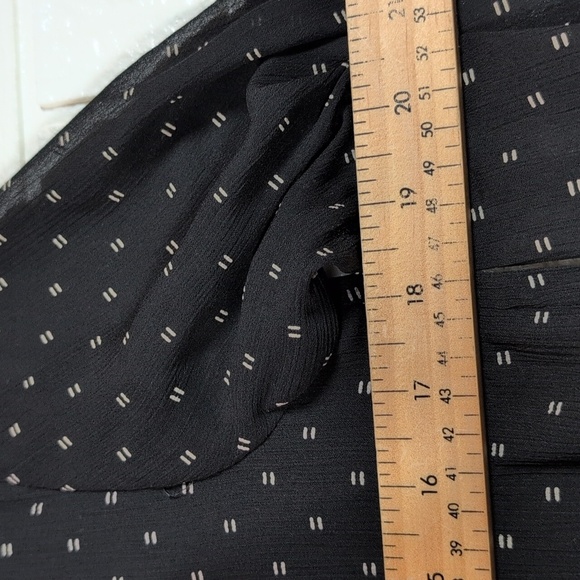 H&M Black Long Sleeve Polka Dot Dress - Picture 7 of 8